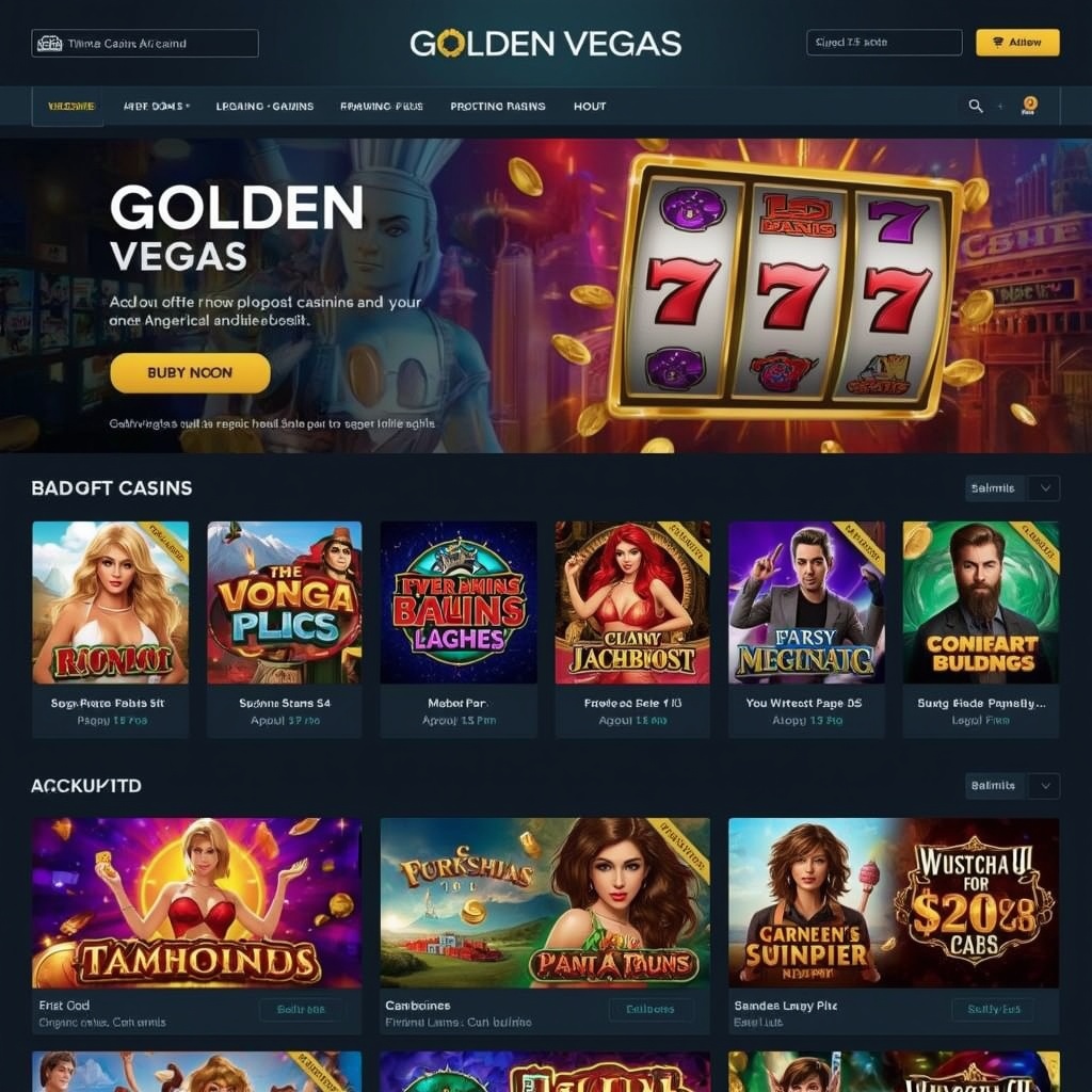 Golden vegas — guide complet: jeux, bonus, sécurité et stratégies